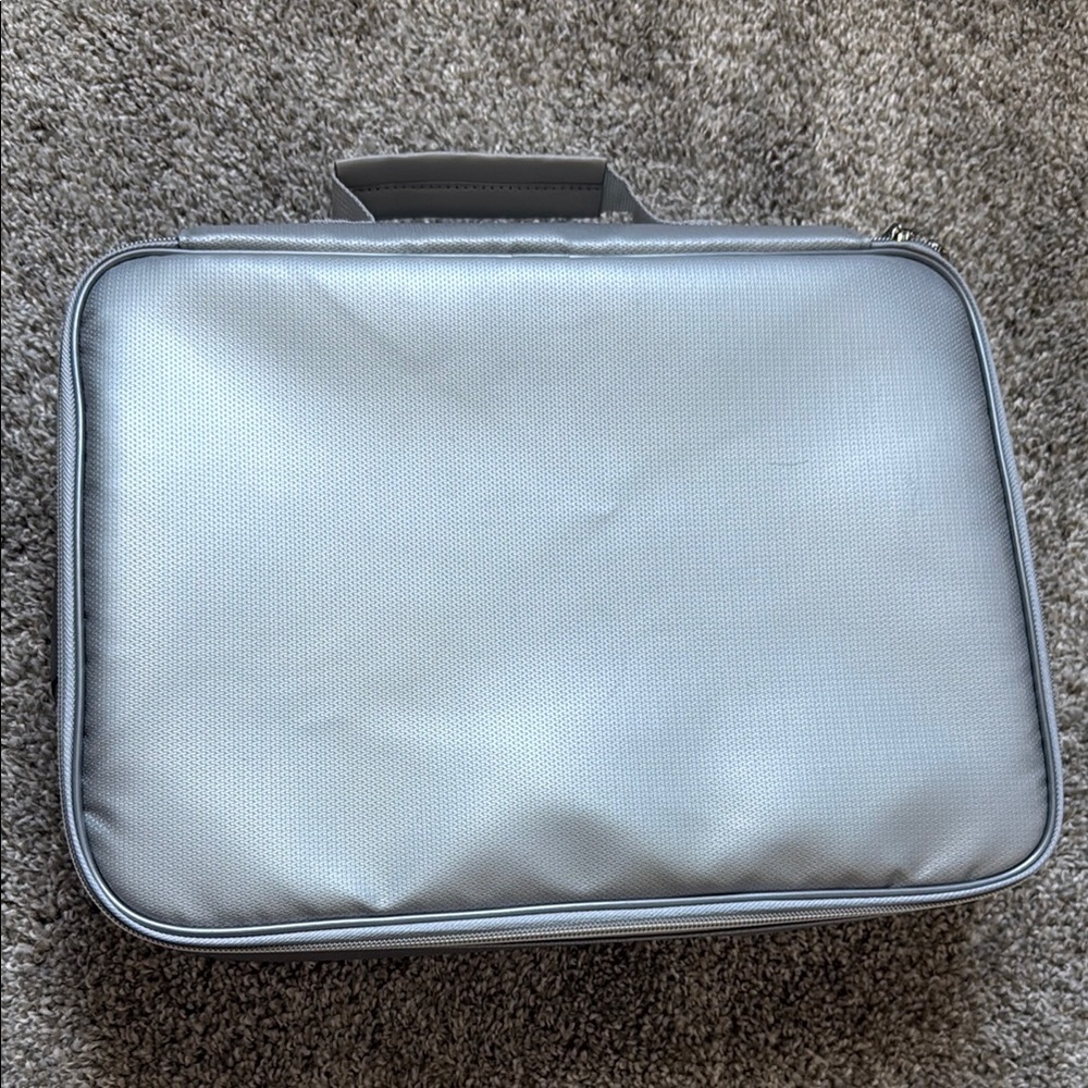 Silver file Travel Case